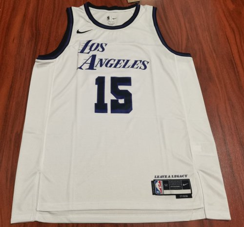 NBA 15 reaves Lakers 2022-23 city Maillot blanc